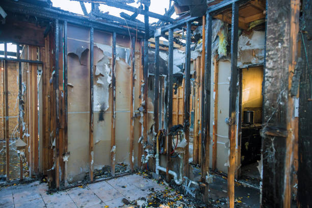 Professional Fire Damage Repair technician working in Bethesda, MD
